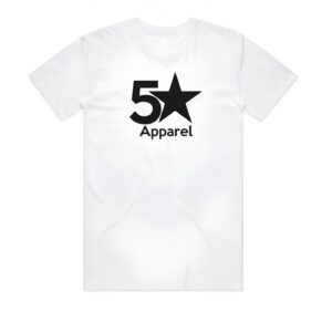 5 Star Apparel White Signature T-Shirt